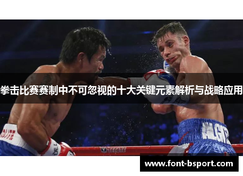 拳击比赛赛制中不可忽视的十大关键元素解析与战略应用