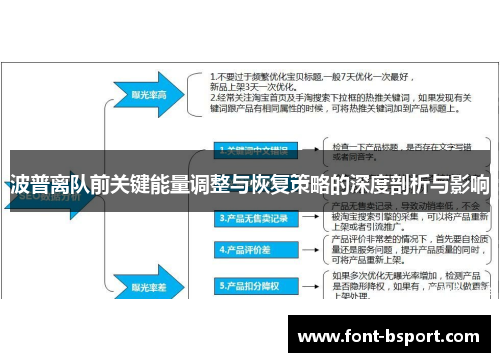 波普离队前关键能量调整与恢复策略的深度剖析与影响