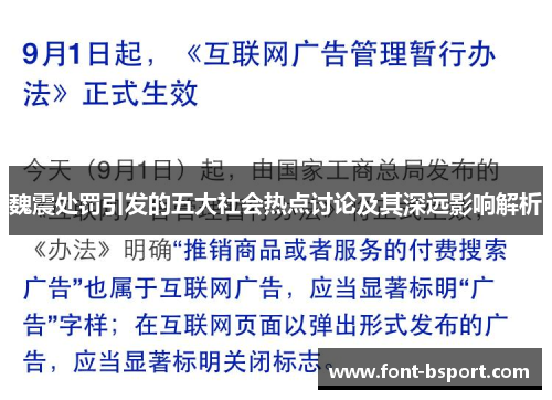 魏震处罚引发的五大社会热点讨论及其深远影响解析